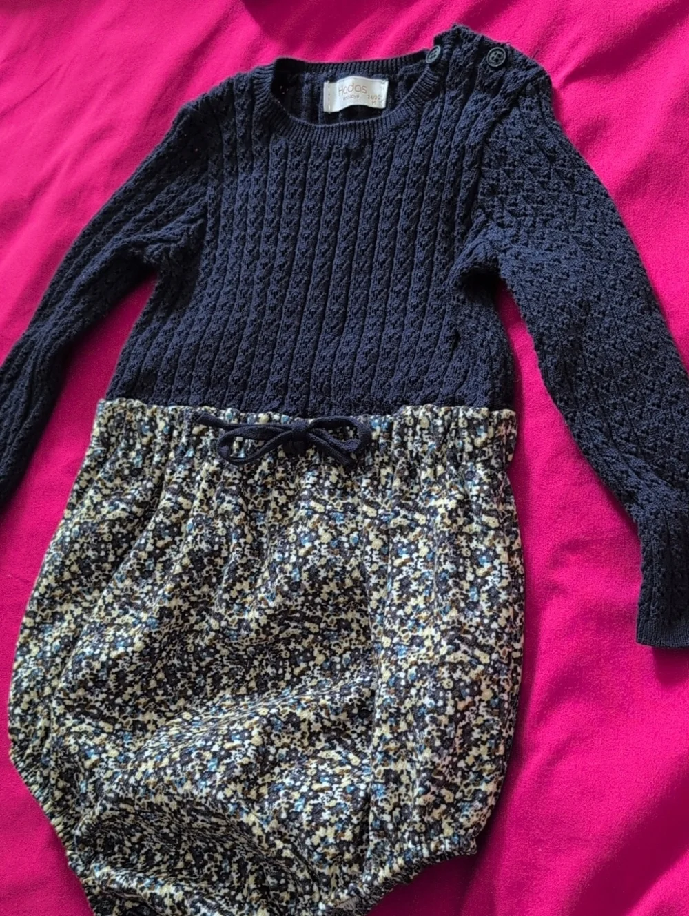 New Baby Toddler One Piece Romper Dress Adorable Size 24/30 Months Sweater